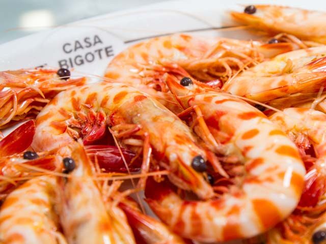 Langostinos de Casa Bigote.